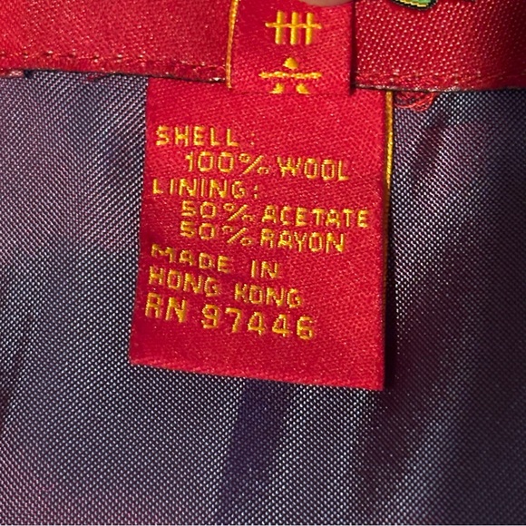 Shanghai Tang Wool Checkered Button Up Jacket - Picture 7 of 14